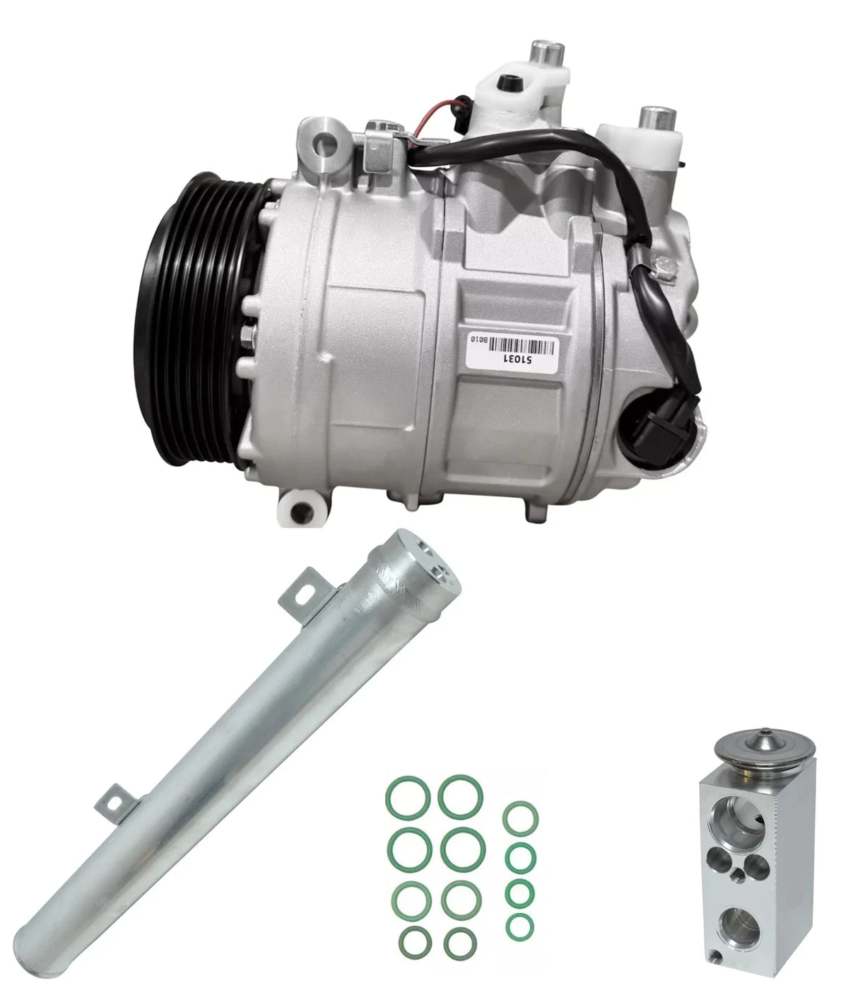 AC Compressor Kit Heavy Duty for Mercedes CLS550 4.7L V8 Turbo (2013–2018)