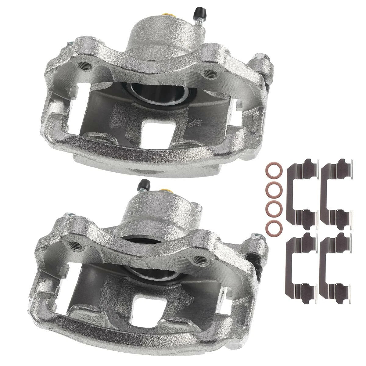 A-Premium Pair Front Brake Calipers for Nissan Versa (2009–2011) 410013U80A, 41001JJ40A, 410113U80A, 41011JJ40A, 19-B3430