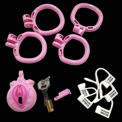 Resin Chastity Lock Cage for Male (Simulates External Clitoris)