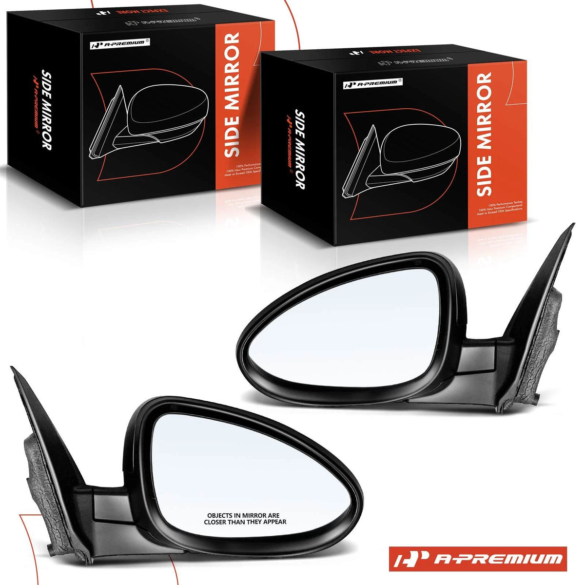 2X Power Fold Heated Mirrors for Chevy Sonic (2012–2020) 95205435, 95205436, GM1321433, GM1320433