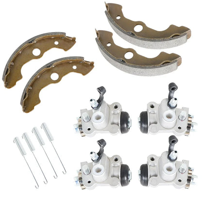Set of 4 Brake Wheel Cylinders with Shoes for Honda Foreman 450 (1998–2004)