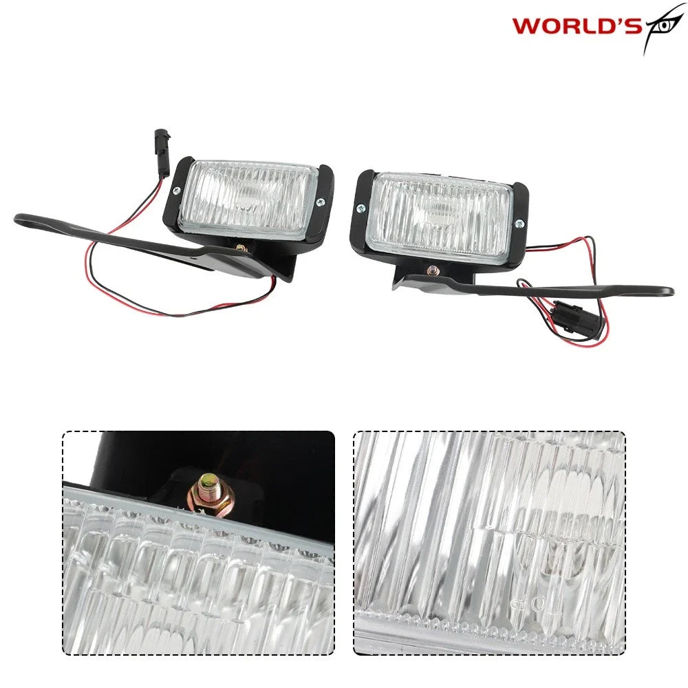 Set of 2 Bumper Fog Lights for Chevy GMC (1988–1997)