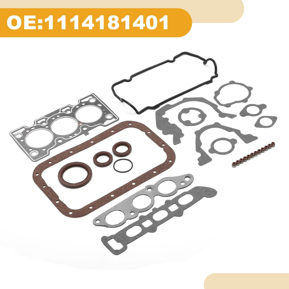 Cylinder Head Gasket Kit No. 1114181401 for Suzuki F6A (1 Set)