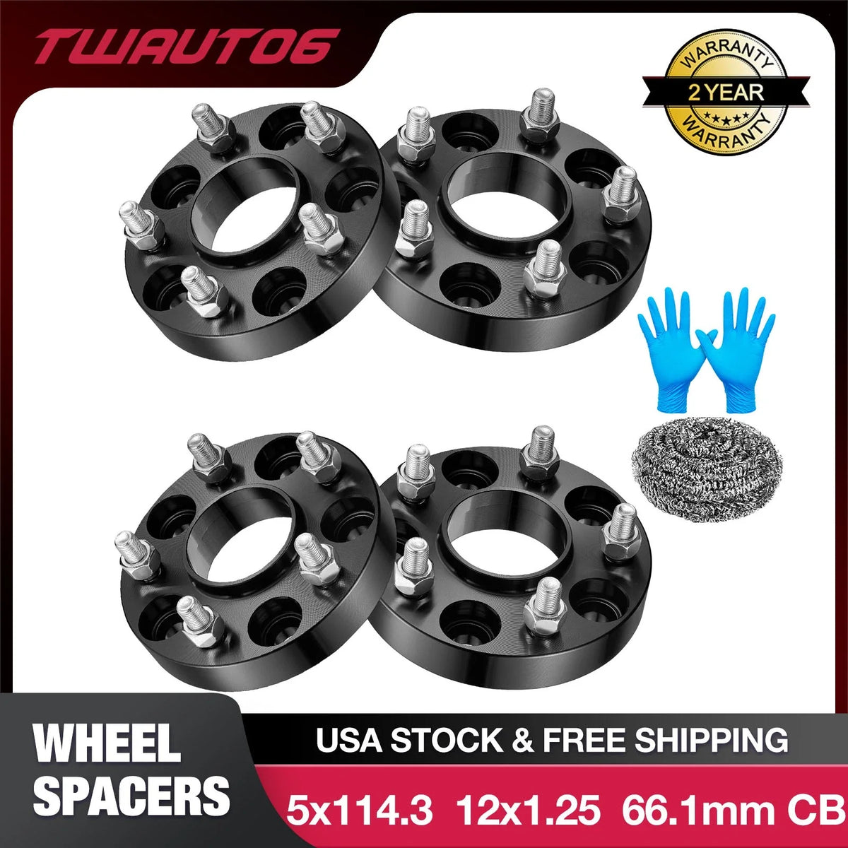 Set of 4 Hubcentric Wheel Spacers 20mm 5x114.3 for Infiniti EX37 (2013)