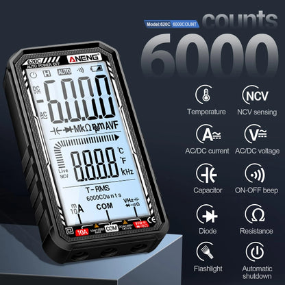 Digital Multimeter Tester 6000 Counts 620C for Automotive