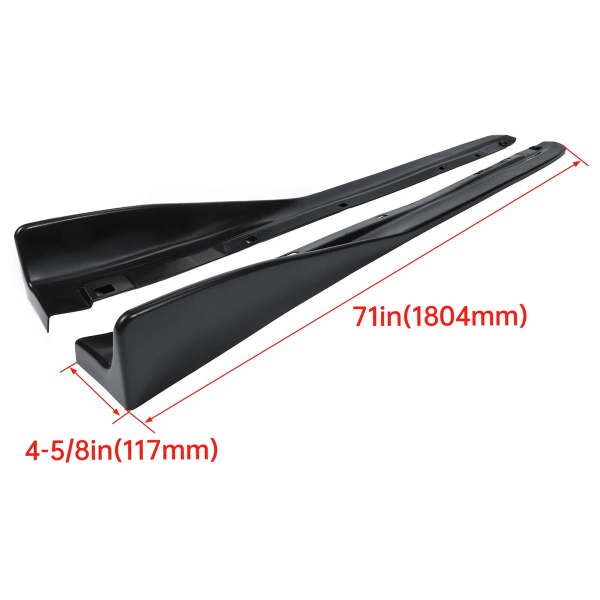 Set of 2 Side Skirts Extensions for Subaru Impreza WRX STI (2002–2007)