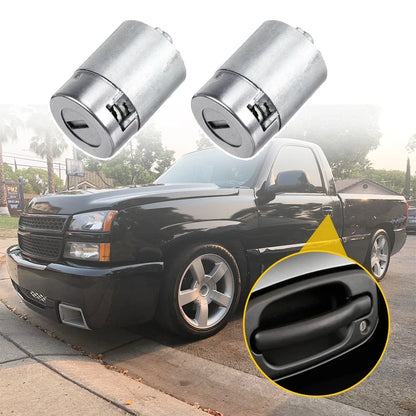 Set of 2 Door Lock Cylinders with Keys for Chevy C1500 (1995–1999)