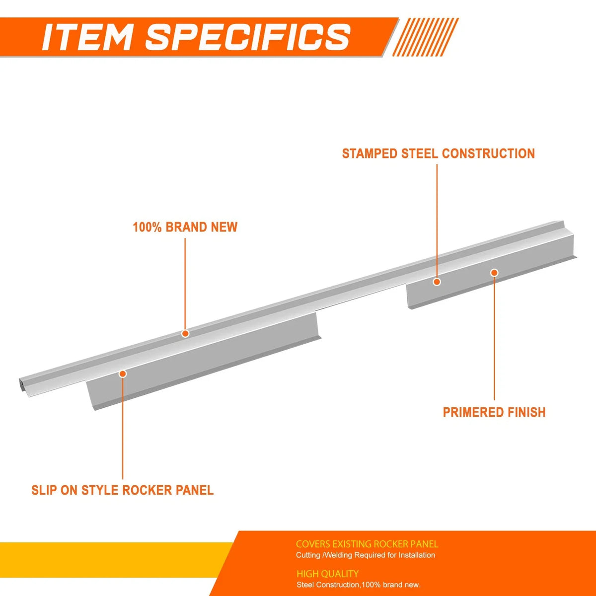 Rocker Panels for Jeep Grand Cherokee (1999–2004) - Grey Pair