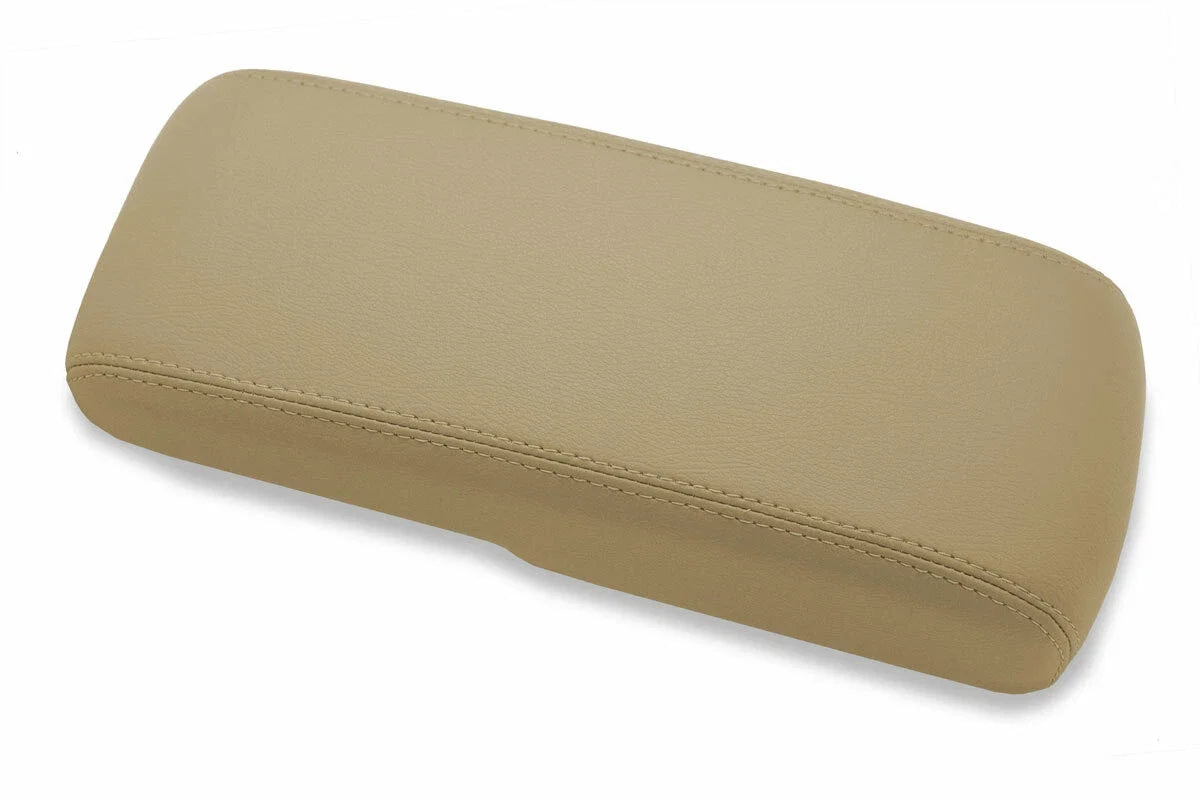 Leather Center Console Lid Armrest Cover for Chevrolet Colorado (1995–2005) Beige