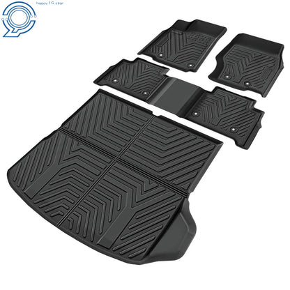 Set of 4 3D All Weather Floor Mats for Jeep Grand Cherokee (2022–2025) TPE