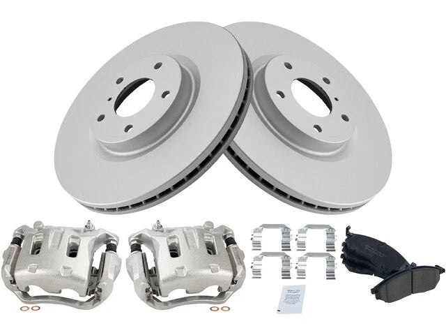 Set of 4 Brake Pads Rotors Calipers for Infiniti Q70L (2016–2018) 35987WPZP