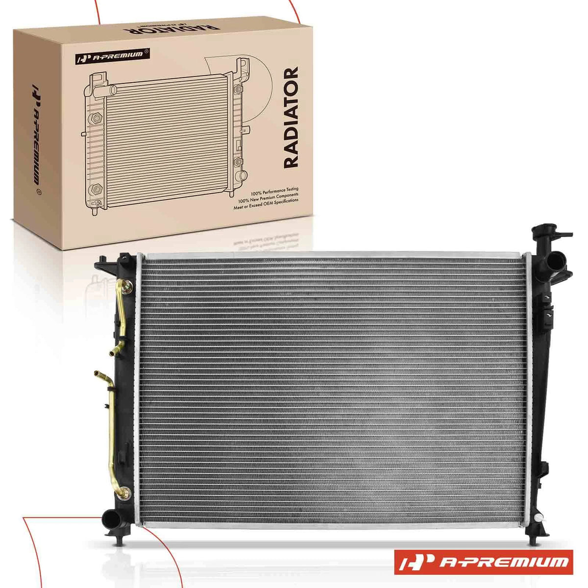 A-Premium Radiator with Trans Oil Cooler for Kia Sorento (2016–2017) 25310C6770, KI3010153, CU13520