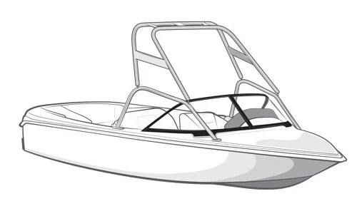 Boat cover for Reinell 180 Bowrider (Trailerable)