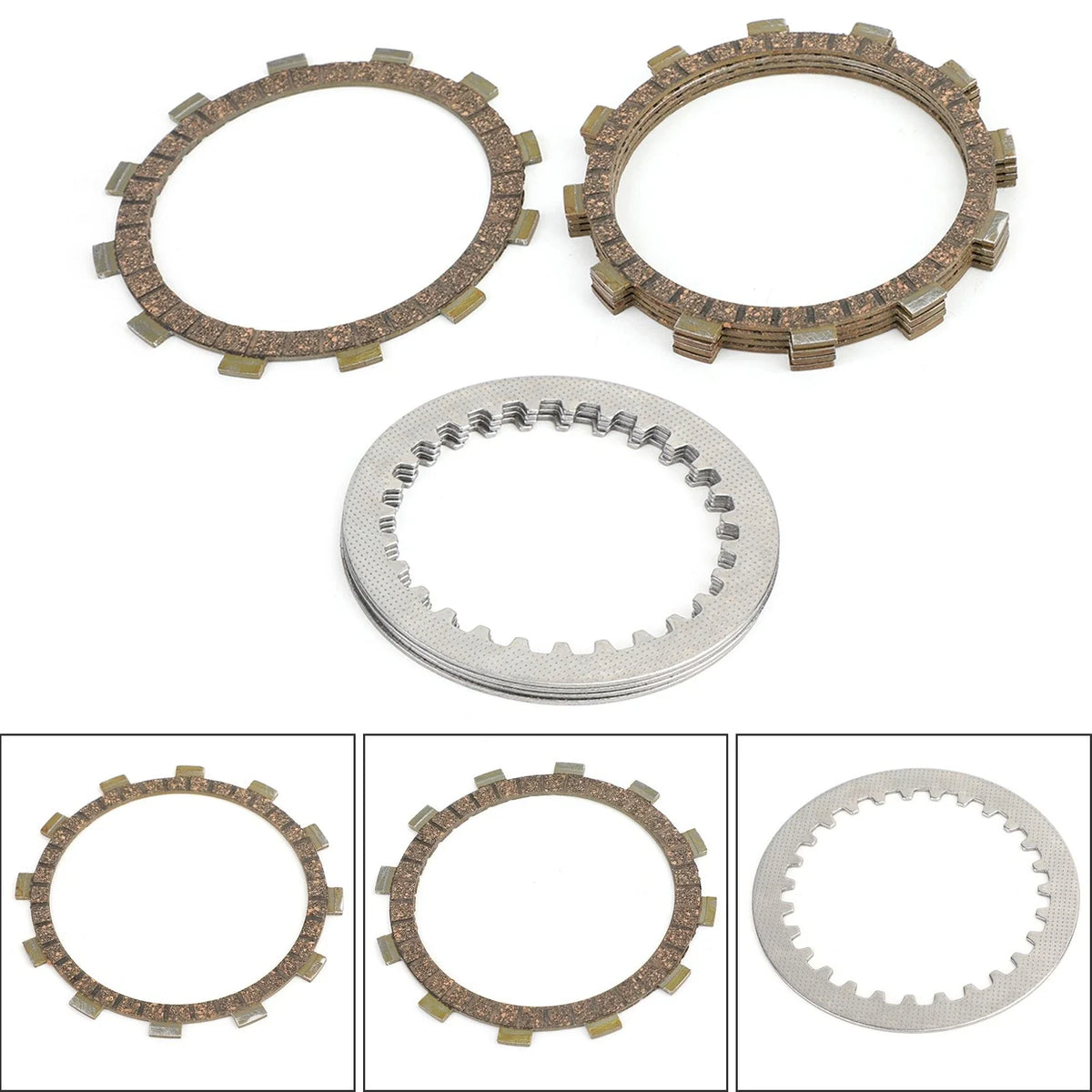 Clutch Kit for Yamaha XV XVS 125 250 Virago (1997–2017) Iron & Friction Plates