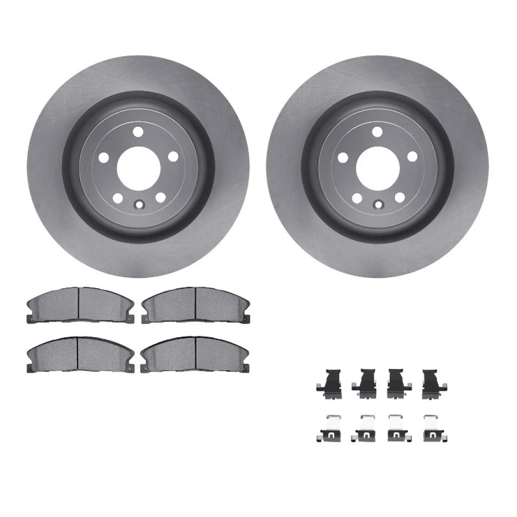 Brake Rotor Set for Lincoln MKS (2013–2016) ALX-PAU-DF-6512-99798-CLA2