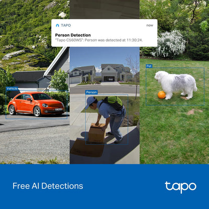 4K 8MP Wired Pan/Tilt Outdoor Security Camera for Tapo (2023)