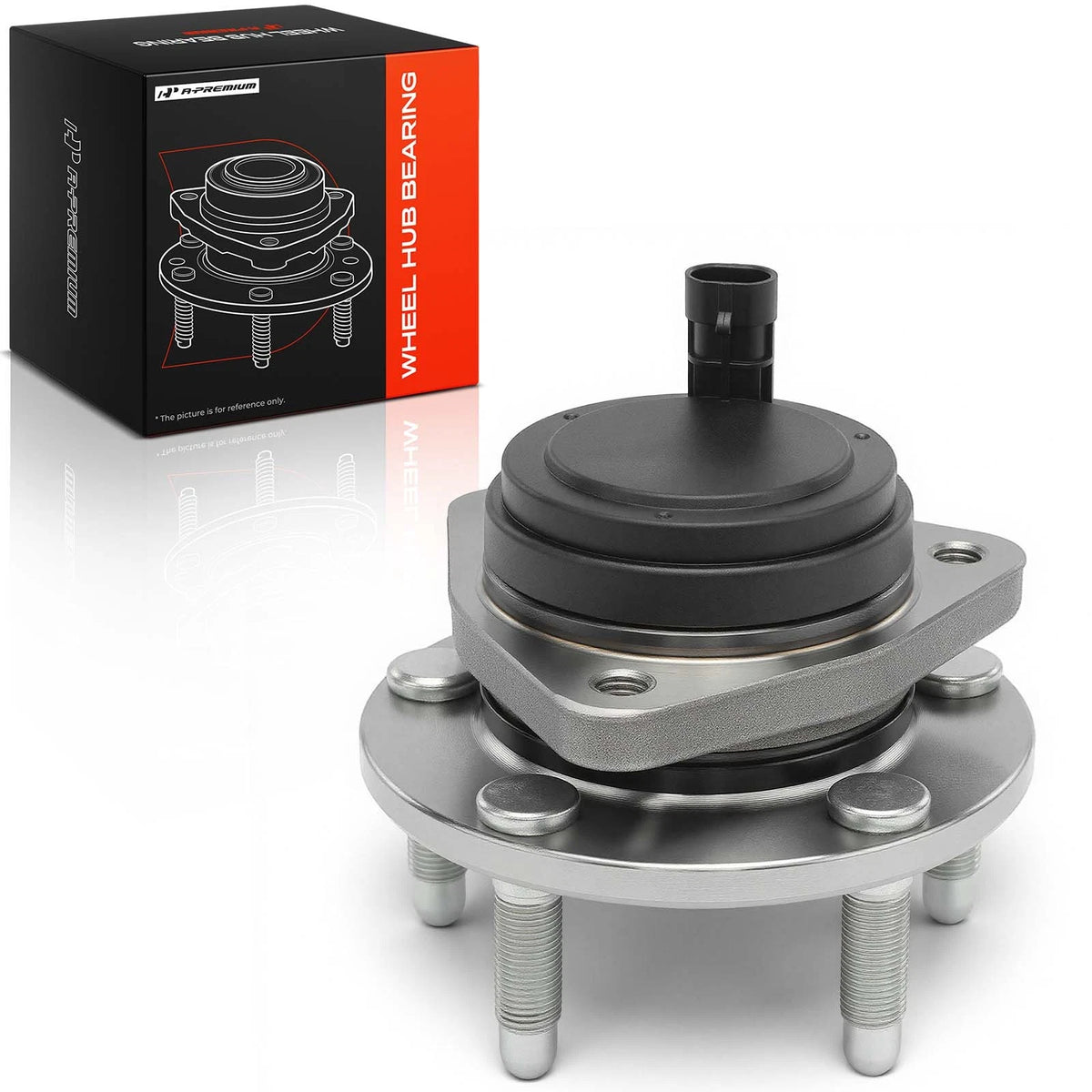 Front Wheel Hub & Bearing Assembly with ABS Sensor for Chevy Caprice (92192305, 513280)