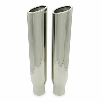 Dual Exhaust Kit 2.5" for Ford F-Series (1967–1972) Cherry Bomb Salute RC Tips