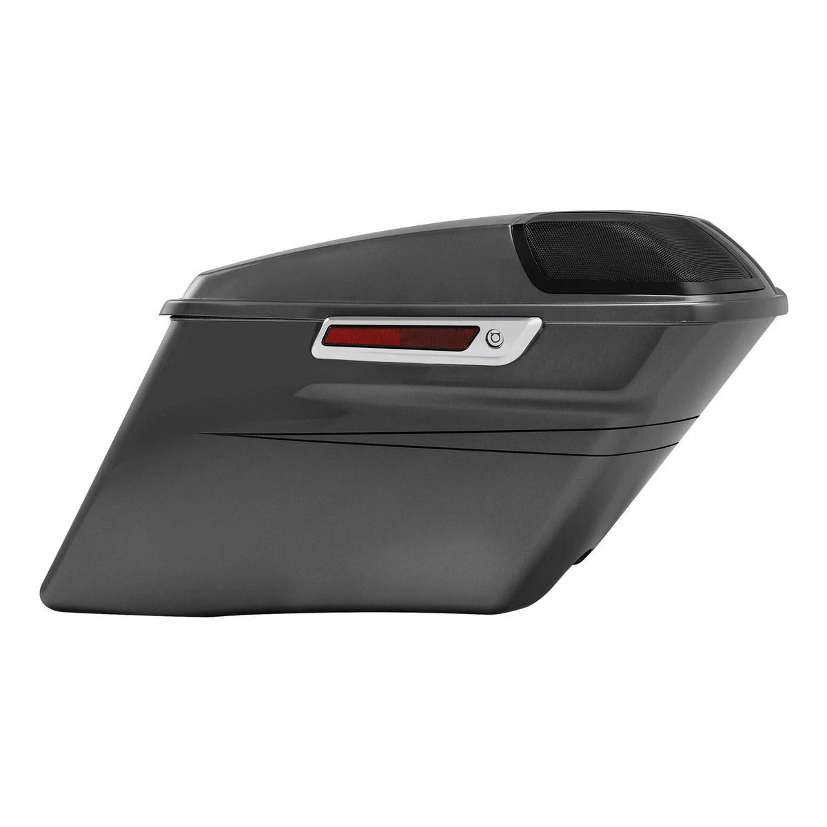 4" Hard Saddlebags for Harley Road Street Glide (2014–2024) Charcoal Pearl