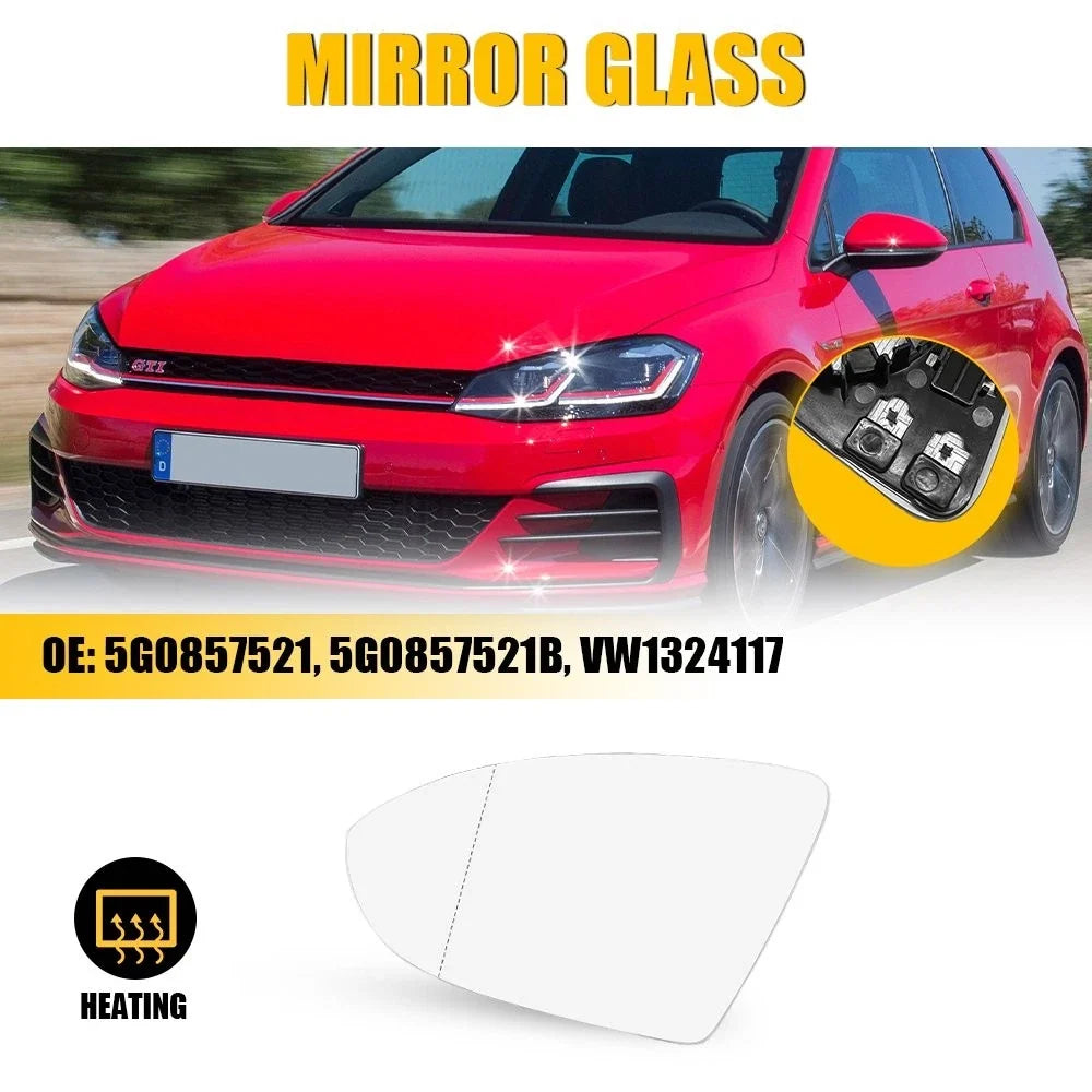 Heated Mirror Glass for Volkswagen Golf R (2015–2019)