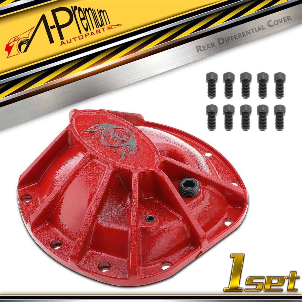 Front Differential Cover with 10 Bolts for Jeep Wrangler TJ (1997–2006)