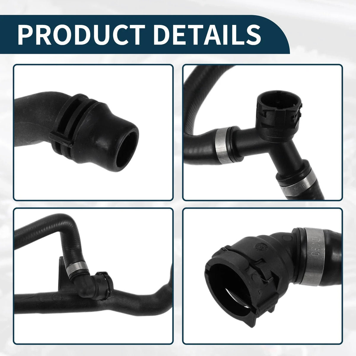 4-Way Water Hose Assembly for BMW 128i, 323i, 325i, 328i, 330i