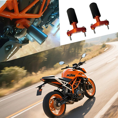 CNC Aluminum Frame Sliders for KTM Duke 390 & RC 390 (2017–2023)