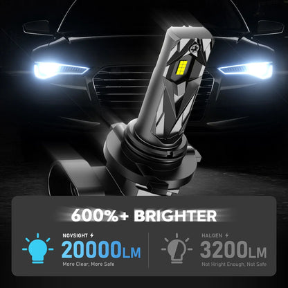 Set of 4 LED Headlight Bulbs H4 H7 H11 9005 9006 6500K Super Bright