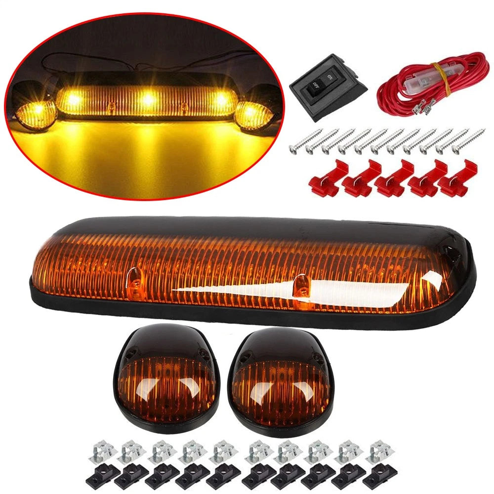 LED Cab Roof Marker Running Light for Chevy Silverado GMC Sierra (2002–2007) T10 W5W