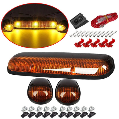 LED Cab Roof Marker Running Light for Chevy Silverado GMC Sierra (2002–2007) T10 W5W