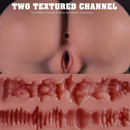 1LB Male Masturbator for Men - Realistic Wheat