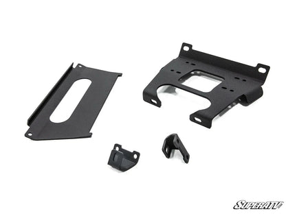 SuperATV 4500 lb Winch & Mount for Polaris RZR XP Turbo / Turbo 4 (2017-2018)