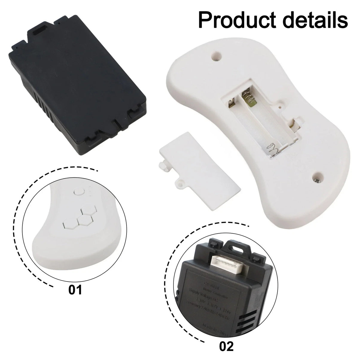 Remote Control for TW 888R Children's Electric Vehicle (2018–2023)