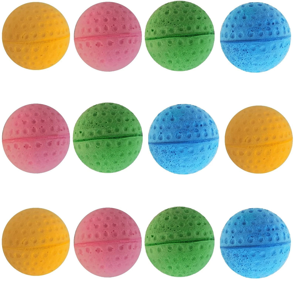 12X Foam Soccer Ball Toy for GINFH (Mixed Colors)