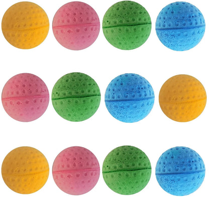12X Foam Soccer Ball Toy for GINFH (Mixed Colors)