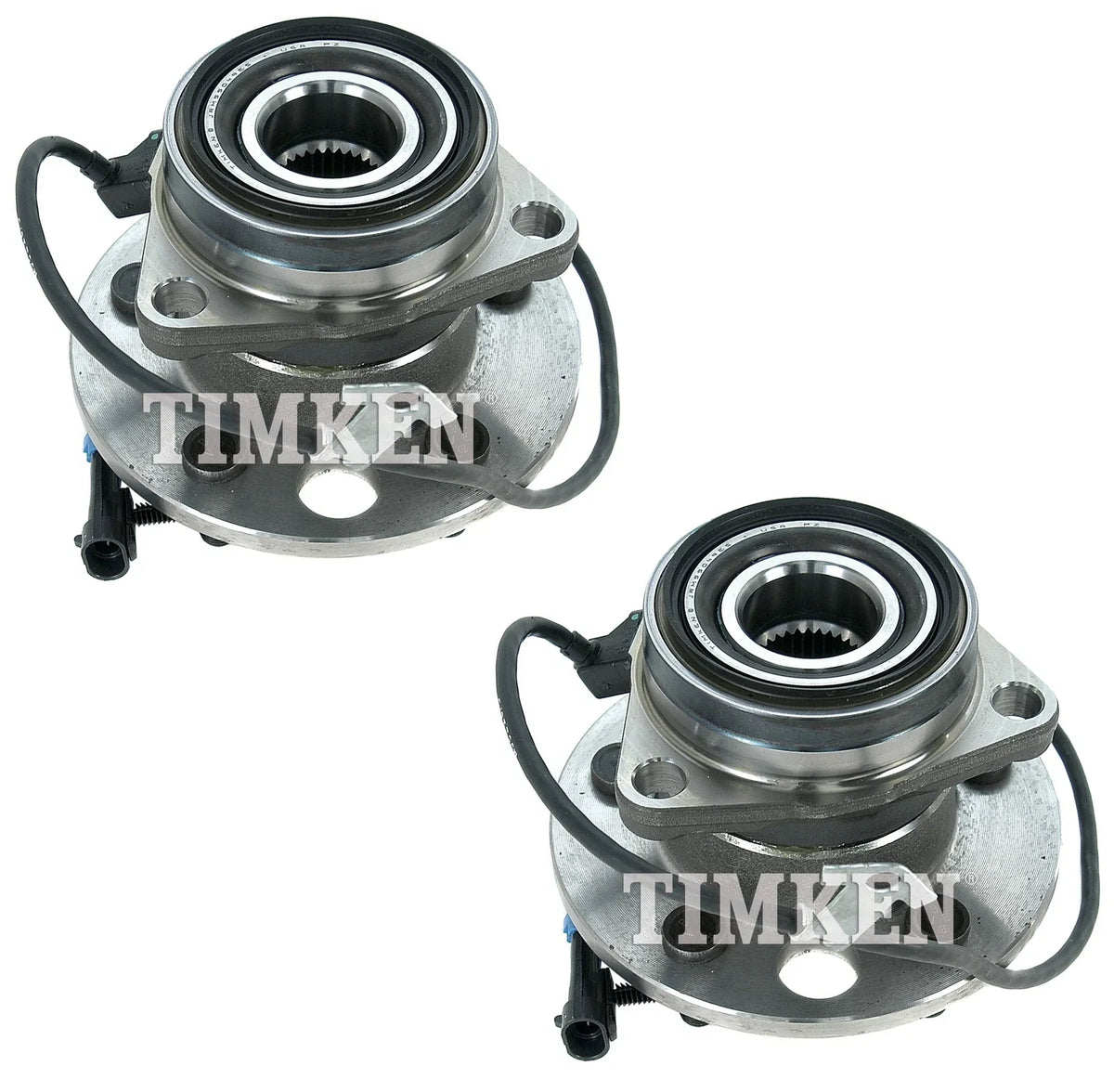Set of 2 Front Left Timken Wheel Bearing and Hub Kits for Chevrolet GMC (AWD)