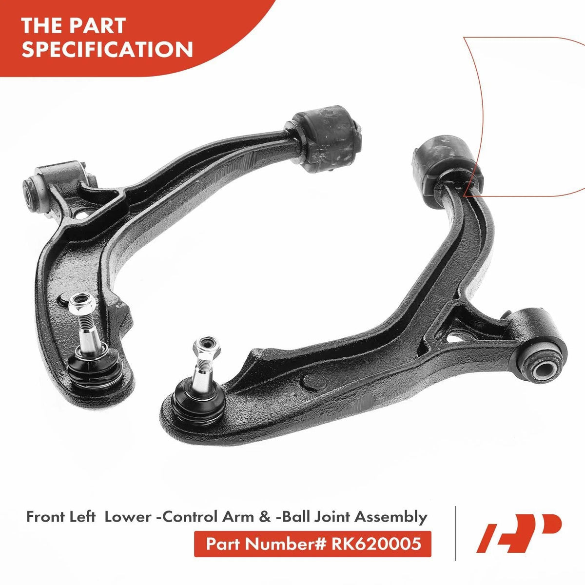 2X Front Lower Control Arm with Ball Joint for Chrysler