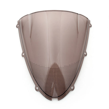 Double Bubble Windshield for Kawasaki ZX6R ZX10R (2005–2008) WIN-K200-Smoke