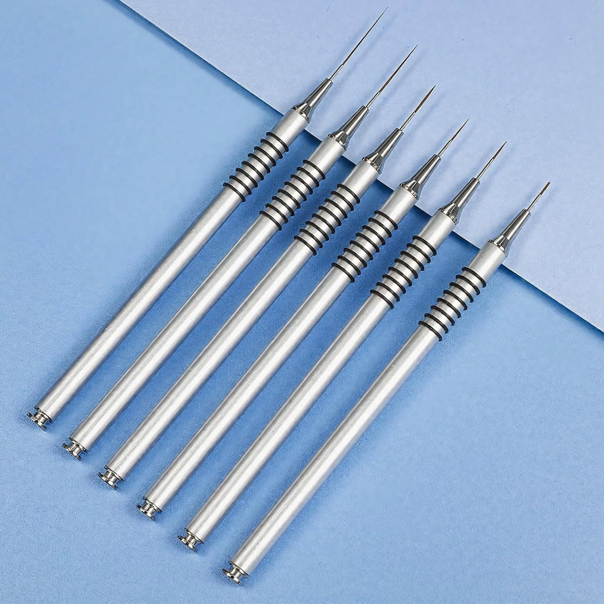 6Pcs Nail Art Liner Brushes for Fine Detailing