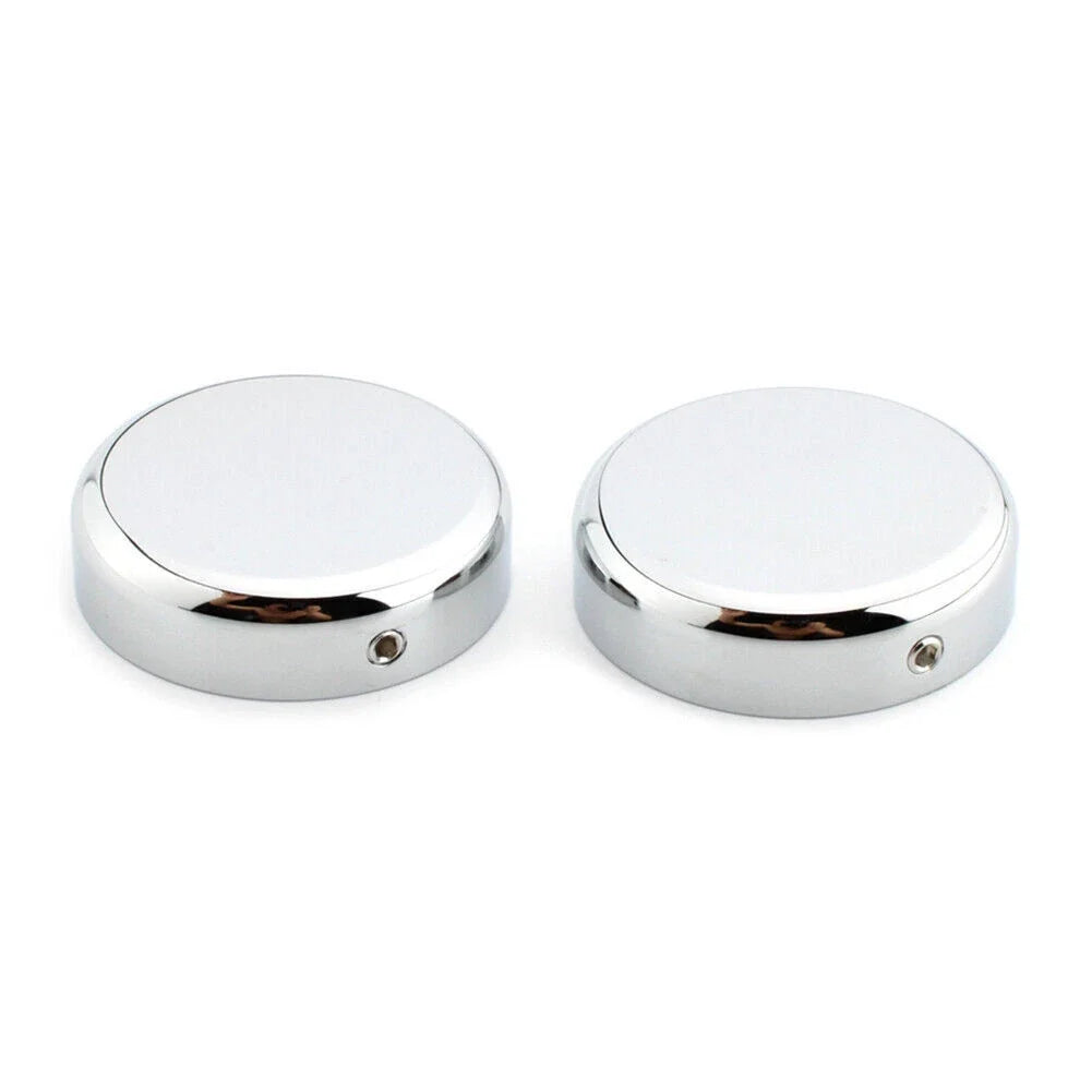 Chrome Upper Fork Stem Nut Cap Cover for Harley Street Bob Breakout Dyna Softail (2018–2023)