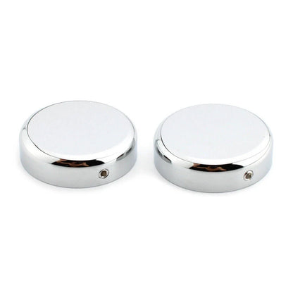 Chrome Upper Fork Stem Nut Cap Cover for Harley Street Bob Breakout Dyna Softail (2018–2023)