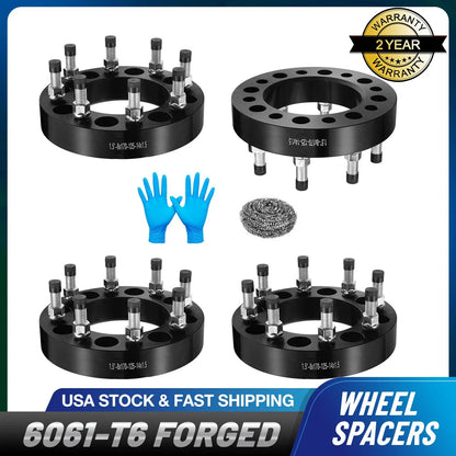 Set of 4 Wheel Spacers for Ford F-350 F-250 Super Duty (8x170, 1.5" / 2")