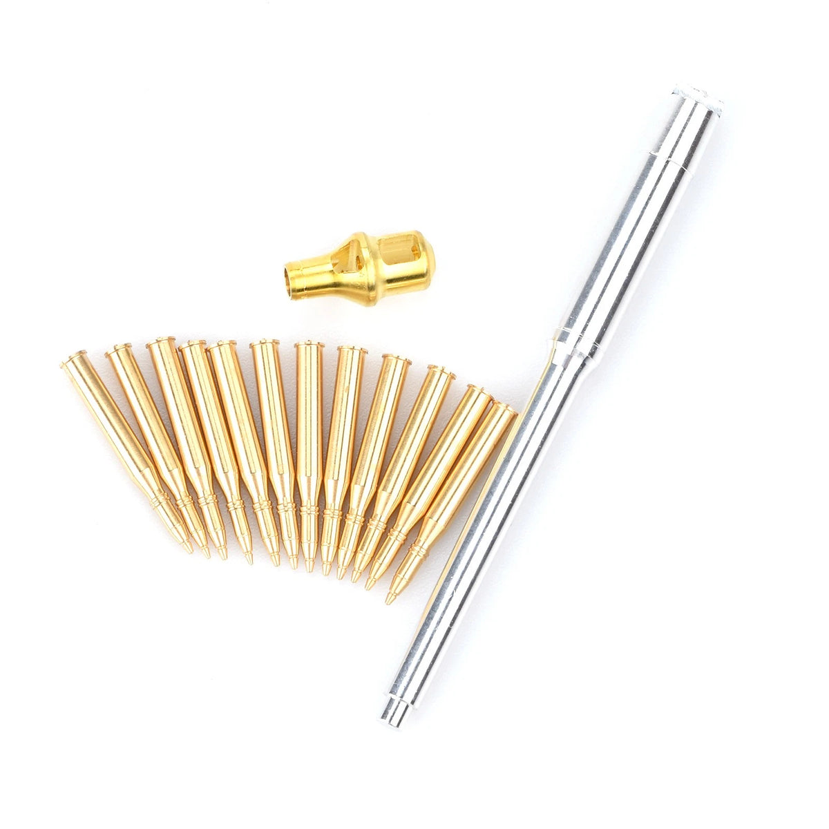 Metal Barrel & Brass Shells Kit for Tamiya 35216/35227 German Tiger I Tank