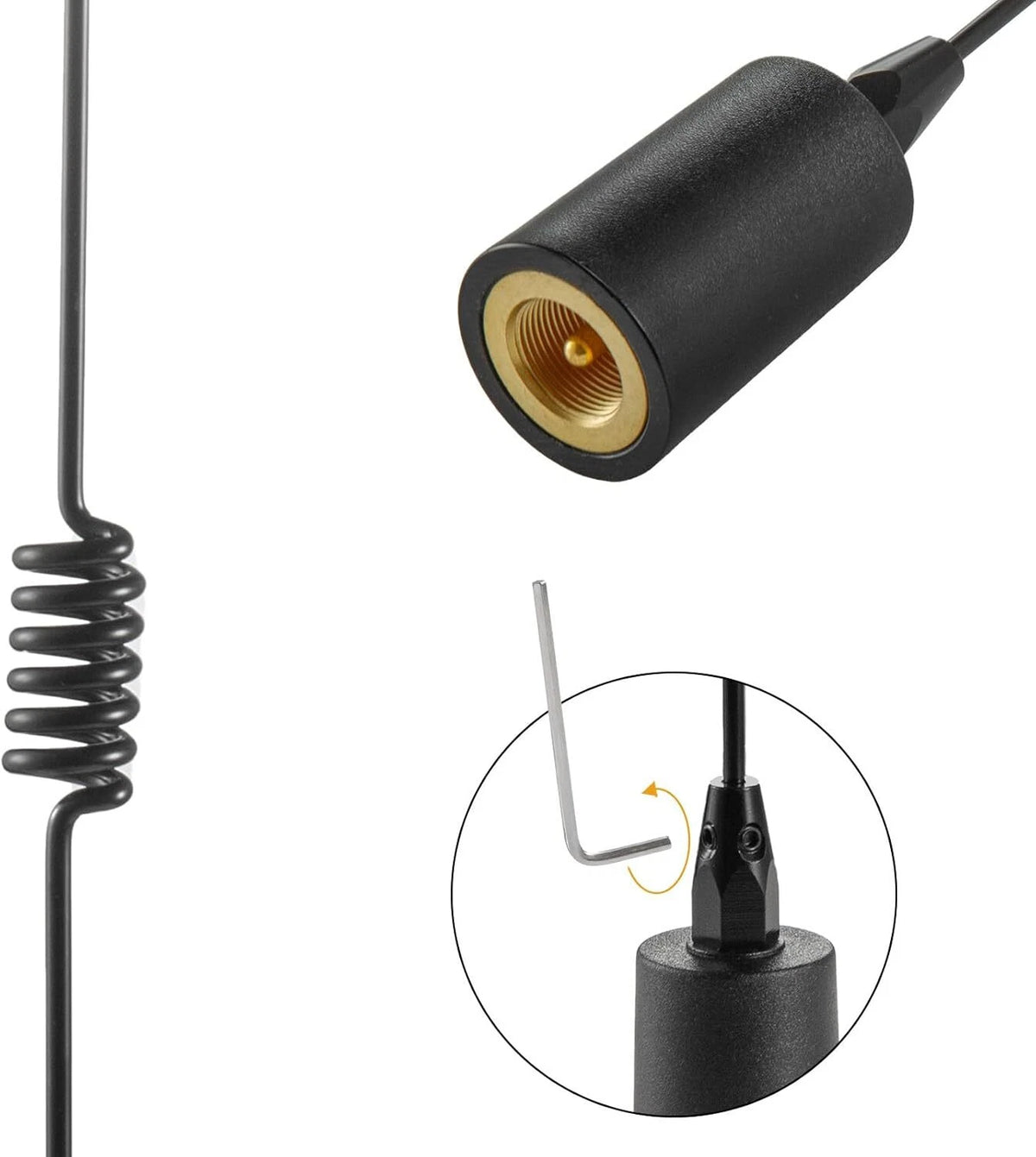Long Range VHF Marine Radio Antenna 156-163Mhz PL259 Connector (16.5")