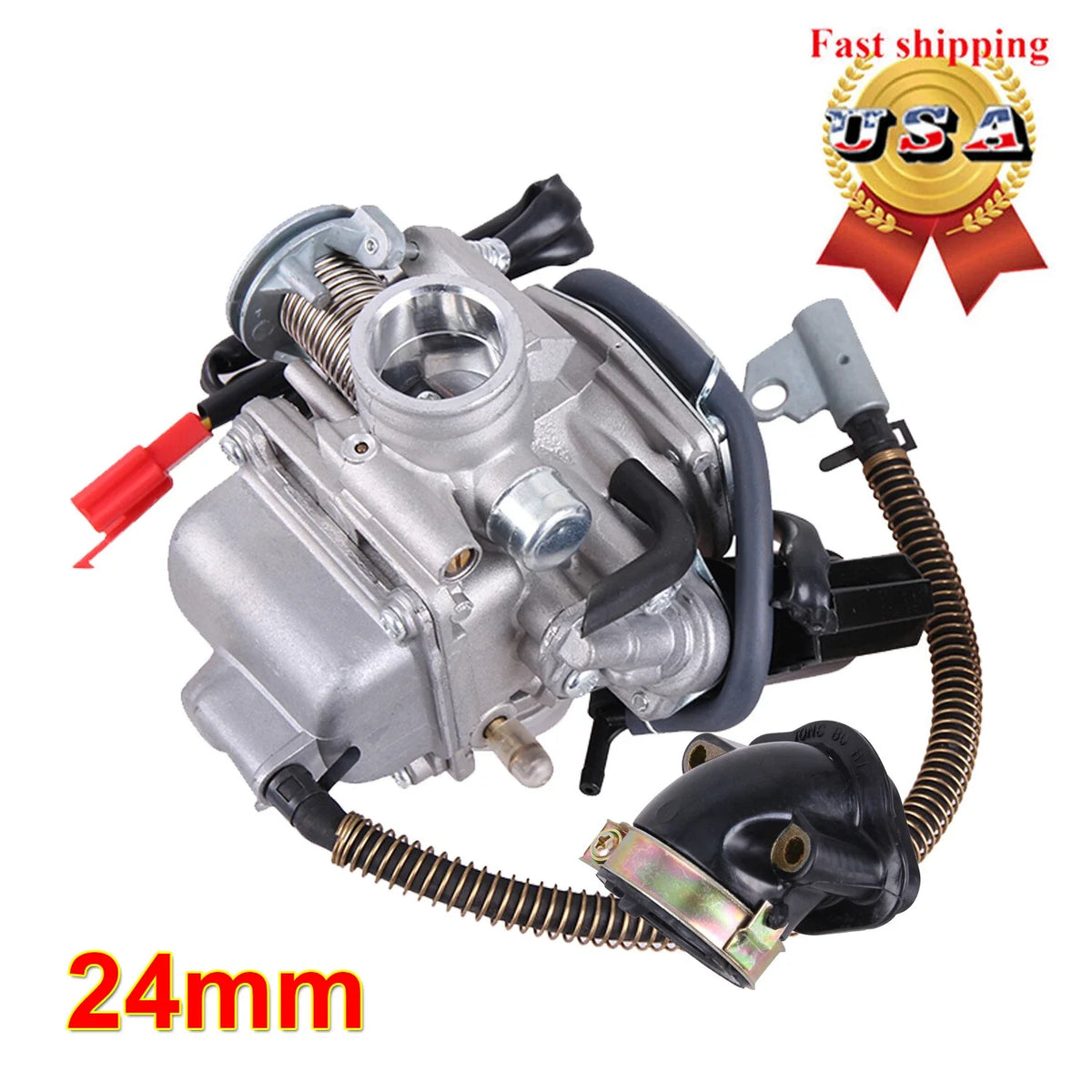 Carburetor & Intake Manifold for GY6 150cc Go Kart Scooter (GY6-150)