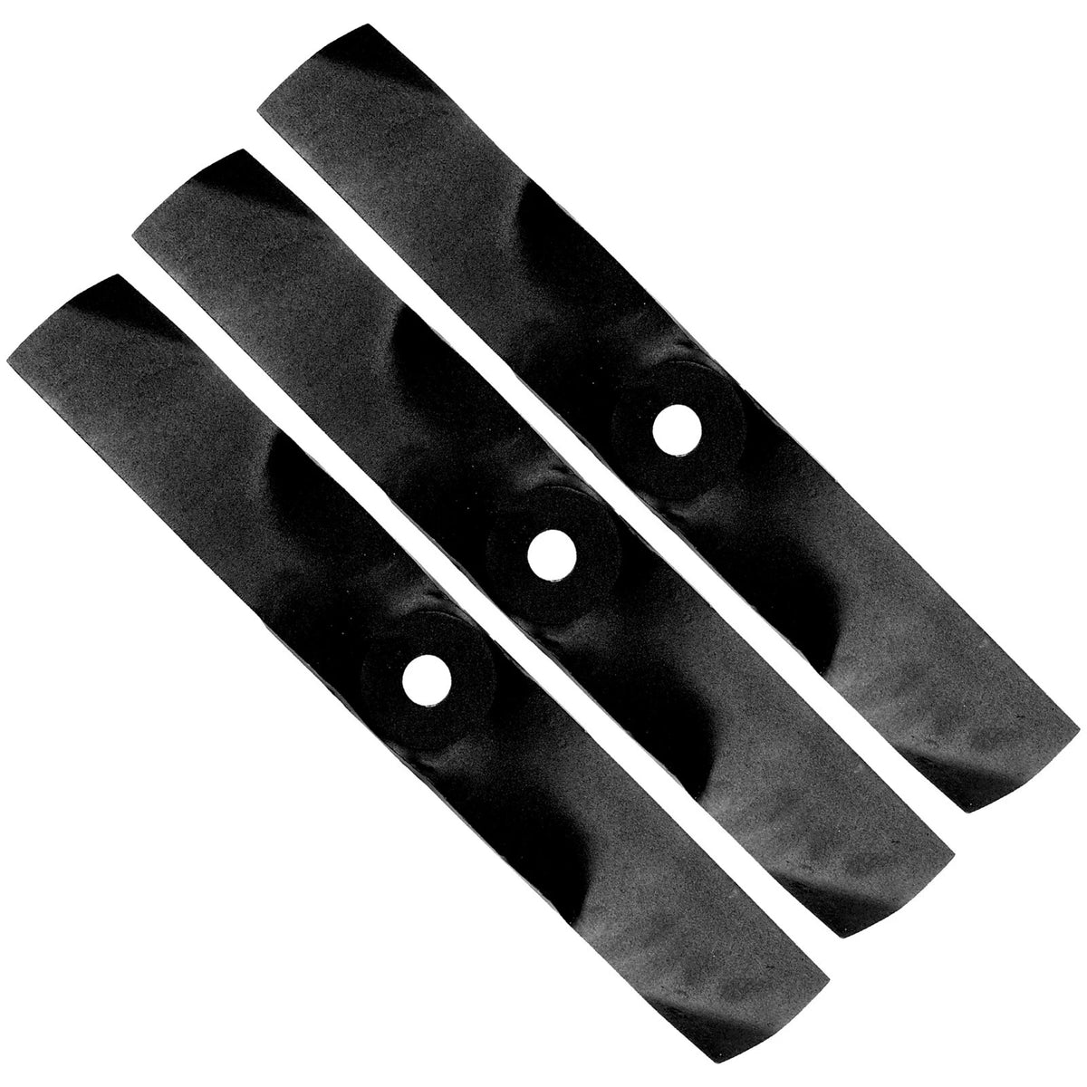 3 Deck Blades for John Deere GS25 GS30 GS45 GS75 GT242 GT262 (16.5"L - 2.5"W) - MB116+MB116+MB116 - LAR