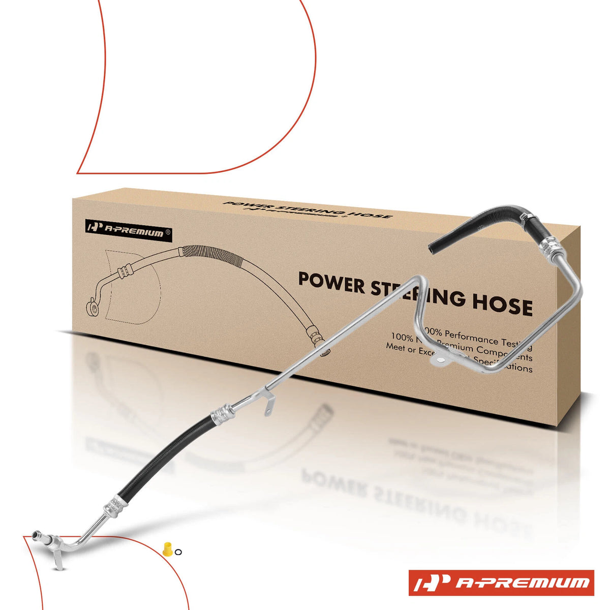 Power Steering Return Line Hose Assembly for VW Beetle Jetta Passat (5C0422891H, 5C0422891J, 5C0422891L, 3404826)
