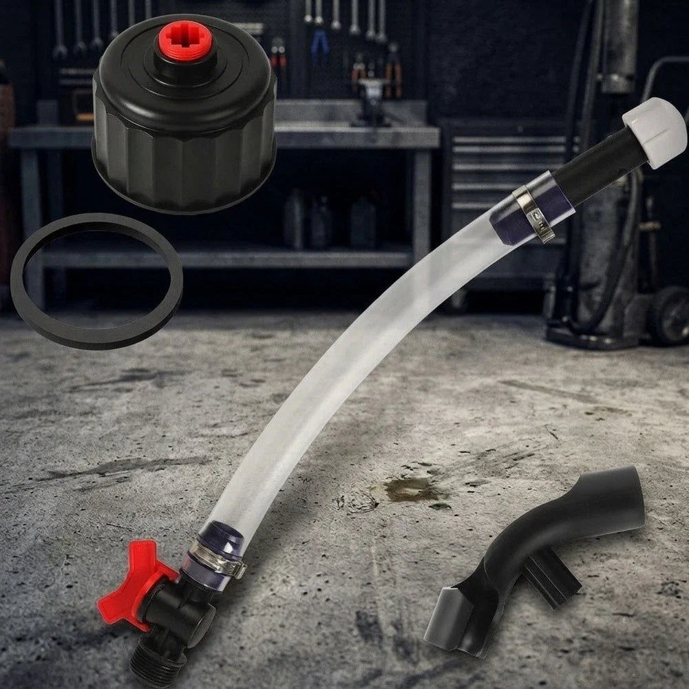 Fuel Filler Hose Kit for Racing (Includes Ball Valve, Hose Bender, Jug Cap)