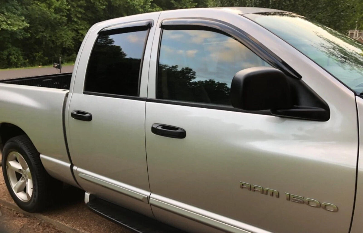 Set of 4 AVS Outside Mount Rain Guards for Dodge Ram 1500 2500 (2003–2008) 94623