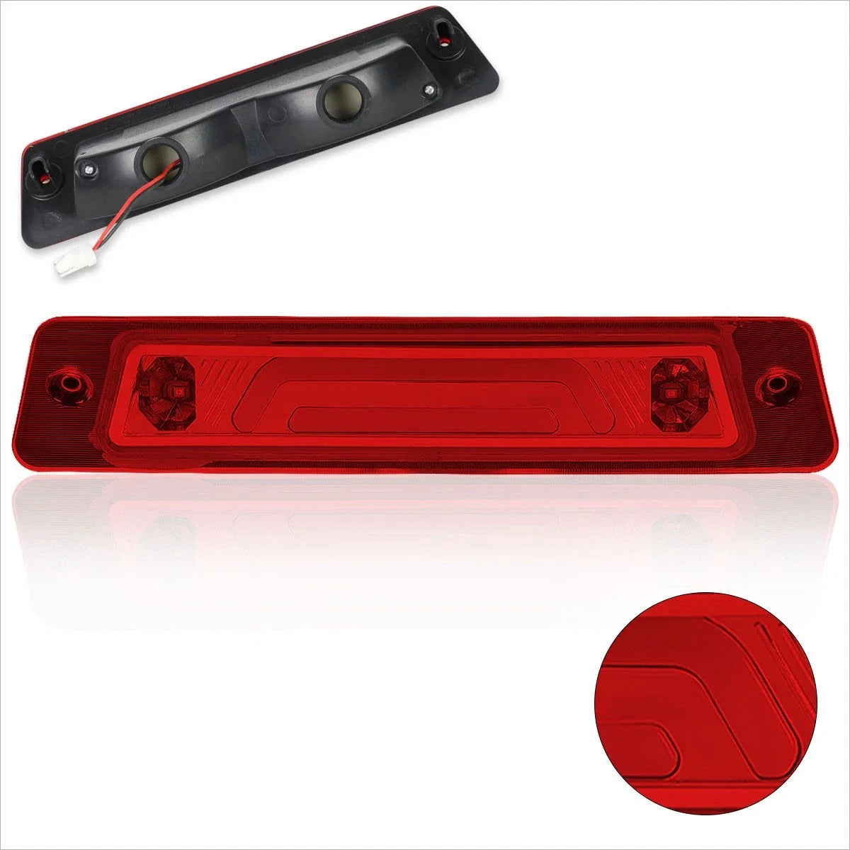 3D LED Bar 3RD Tail Brake Light for Ford Mustang LX (1987–1993)